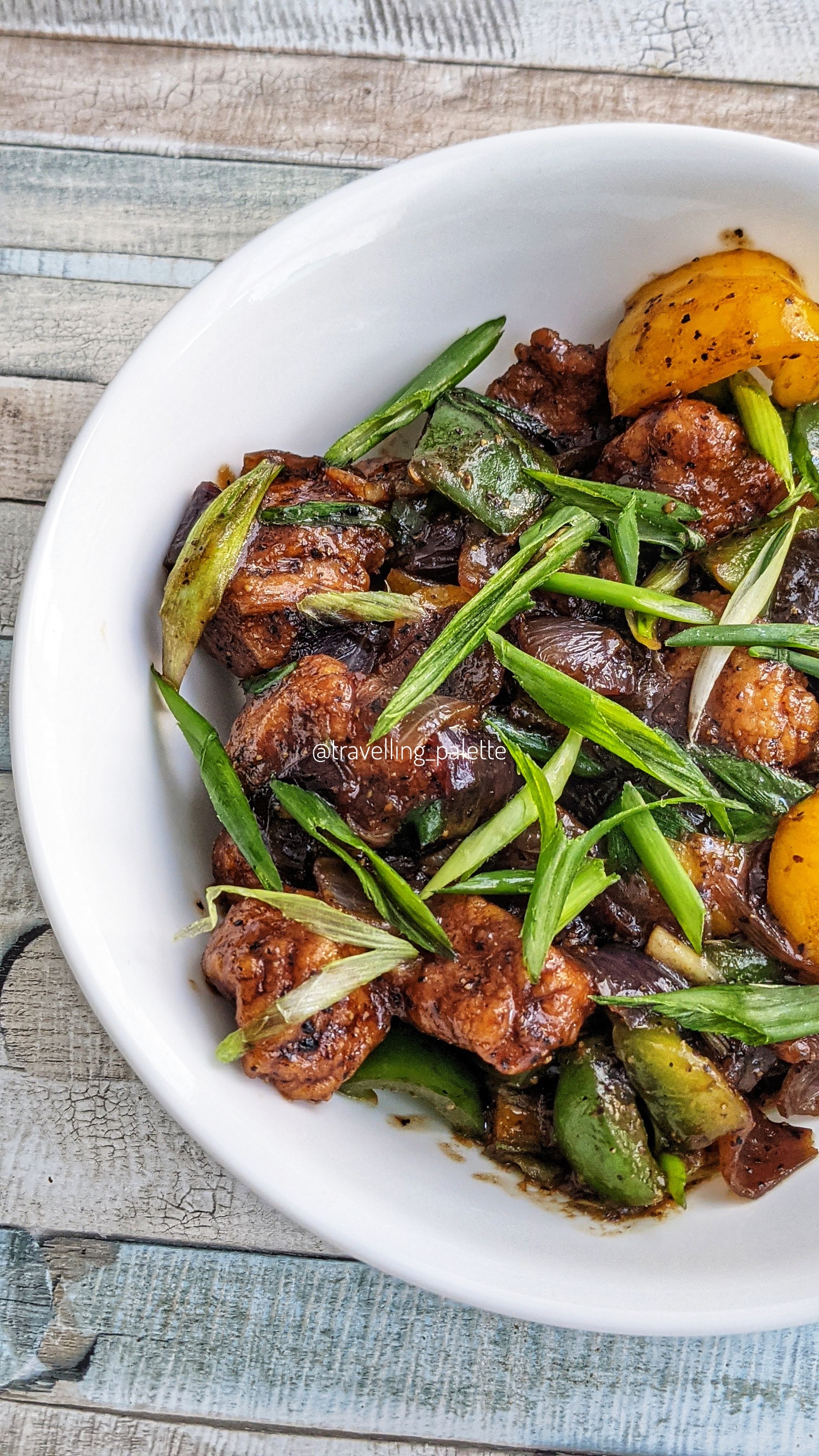 Black pepper chicken